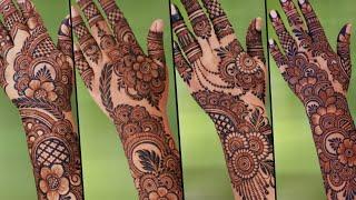 Top_4 New Easy Special Mehndi For full back hand/Latest Beautiful bridal mehandi/Easy latest Mehndi