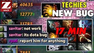 New MIDAS BUG On Techies - 17 Min Full Items - Z Dota 2 Channel