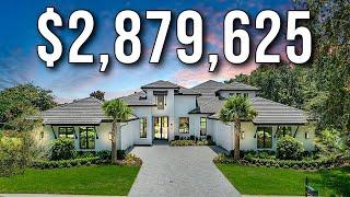 Tour a NEW $2.9M MODERN POOL Home in Palm Harbor's BEST GATED NEIGHBORHOOD w/ Golf Course Views