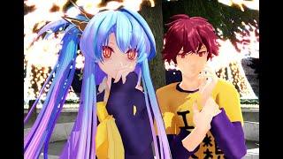MMD- Magnet ~ Shiro And Sora (No Game No Life)