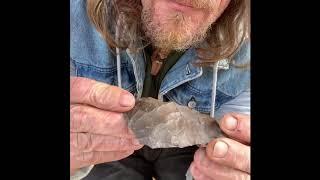 Making a petrified wood HandAxe with Will Lord