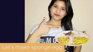 Let's make sponge egg | Sponge egg recipe | Neha Paul