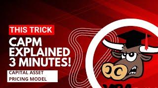  CAPM Finance and the Capital Asset Pricing Model Explained (Quick Overview)
