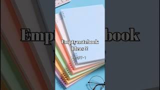 Empty notebook ideas pt.1 #trending #aesthetic #notebook