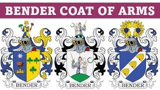 Bender Coat of Arms & Family Crest - Symbols, Bearers, History