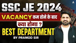 SSC JE 2024 vacancy कम होने के बाद  क्या होगा Best department