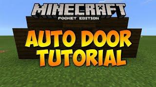 How to make automatic door in minecraft | only with 5 items | Dextersity Gamer