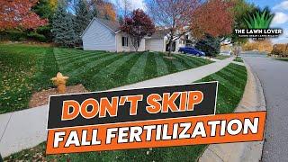 FALL FERTILIZER - The Secret To A Beautiful Lawn Year Round!