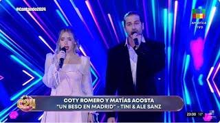  COTY ROMERO y MATÍAS ACOSTA interpretaron "Un beso en Madrid" y fueron los mejores de la noche