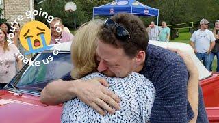 Son Surprises Mom With Restored Vintage Car To Fulfil Late Fathers Promise