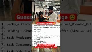 Guess the Language#tech #viral #computerscience #programming #funny #coding #softwareengineer