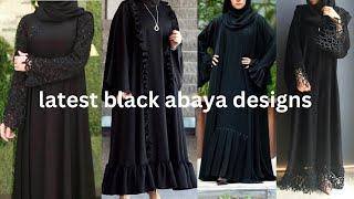 latest abaya designs 2023 black stunning abaya collection