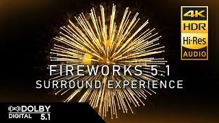 Immersive Fireworks  Extravaganza: 5.1 Surround Atmos, 4K HDR, Spatial Audio Spectacle!