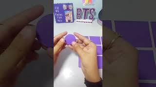 Diy Easy Bts Craft / Bts Game / #diy #youtubeshorts #btsgame #bts #viral #shorts #btsfakelove