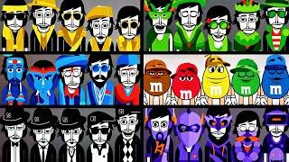 ВСЕ ПЕРСОНАЖИ INCREDIBOX ОДНОВРЕМЕННО V1,V2,V3,V4,V5,V6,V7!