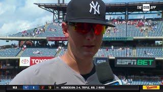 DJ LeMahieu joins Meredith Marakovits after sweeping Phillies