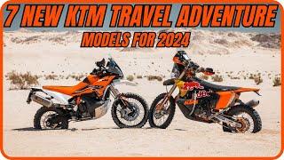 7 NEW KTM TRAVEL ADVENTURE MODELS FOR 2024