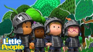 Little People | Little Knights VS Monster!  | Educational Cartoons | Little People Fisher Price