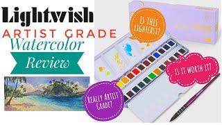 Cheapest Artist Grade Watercolor Set? Lightwish Artist Grade 24 Colors Set Review