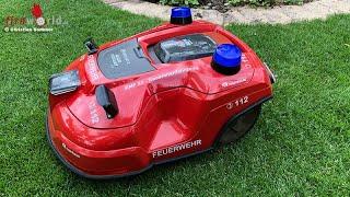 Wenn die Feuerwehr den Rasen mäht … → Der “Spezial”-Roboter