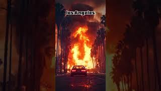 This is not a movie seen this is a burning los angles city of America #america #shortvideo