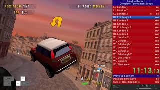 London Racer 2 - All Races speedrun 56:10 RTA Old WR