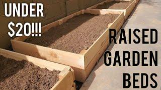 How to Build Cheap Raised Garden Bed with Drip Irrigation System