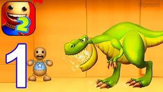 Kick the Buddy 2: Second Kick - Gameplay Walkthrough Part 1 Buddy VS tRex,Military Laser,Tank,Aliens