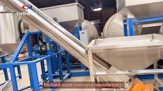 Inclined screw conveyor manufacturers