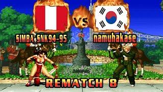 King of Fighters 94 - SIMBA_SNK94-95 (PER) VS (KOR) namuhakase [kof94] [Fightcade] [Rematch 8]