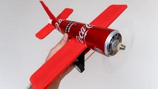 How To Make Coca Cola Airplane - Kola Kutusundan Uçak Nasıl Yapılır - DIY