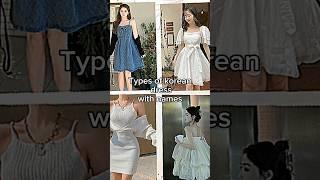 Which type of Korean dress you like most #aesthetic #shorts #dress #style #fypシ゚viral