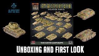 Flames of War - German Tank-hunter Kampfgruppe Bagration unboxing