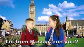 Meeting a friend. English for kids by Olga F.