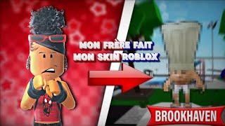 mon frère fait mon skin roblox  ( il a 7 ans )