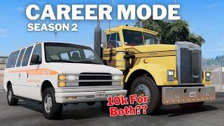 I Bought two Cars Using NEW Vehicle Transport Missions! - Beamng Career Mode Season 2 EP.2