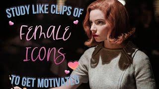 Female icons study like clips to get u motivated