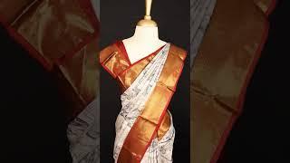 Newspaper designed saree  #pothys  #onlineshopping  #saree  #sareeonline  #pothystraditional