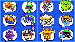 All The New Animated Pins of This Update!! | #classicbrawl