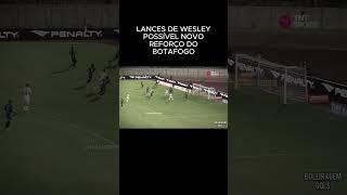Lances de Wesley novo reforço do Botafogo #botafogo #futebol