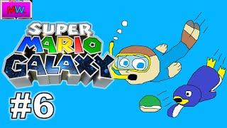 Swimming with the penguins | Super Mario Galaxy (#6)