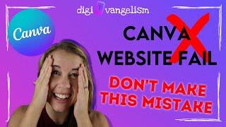 Canva Website  Troubleshooting - WATCH BEFORE YOU PUBLISH! | Mobile Resizing Issues