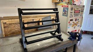 Homemade Dumbbell Rack