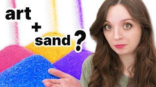 I tried SAND ART ⏳