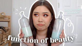 *NON SPONSORED* FUNCTION OF BEAUTY REVIEW ‍️ is it actually worth it?