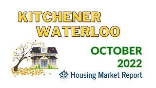 Home Sales FALLING   [Kitchener Waterloo & Region]