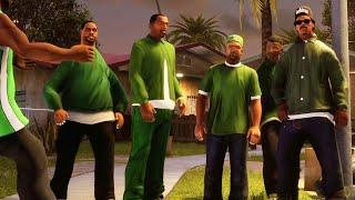 Grove Street vs Ballas Shootout (GTA: SAN ANDREAS DEFINITIVE EDITION) 4K 60FPS Ultra HD