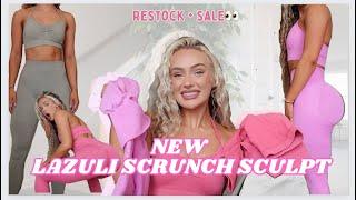 NEW LAZULI LABEL SCRUNCH SCULPT TRY ON HAUL IN DEPTH REVIEW | Restock & sale best leggings 2023