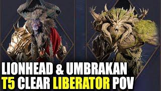 Lionhead & Umbrakan Tier 5 Clear - Liberator (Bow/Staff) PoV | Throne and Liberty Solo Dungeon