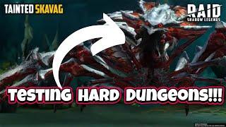 Live Testing for NEW Hard Dungeons!  Raid: Shadow Legends